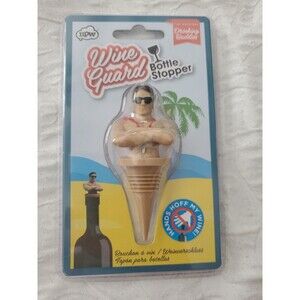 Wine Guard Bottle Stopper Drinking Buddies New in Package Cool Fun Bottle Stop Y